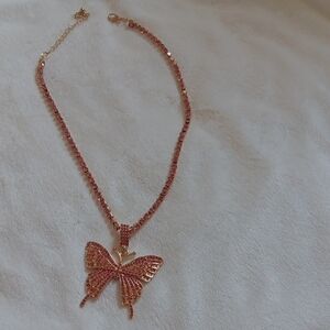 Crystal Necklace 17.5"
